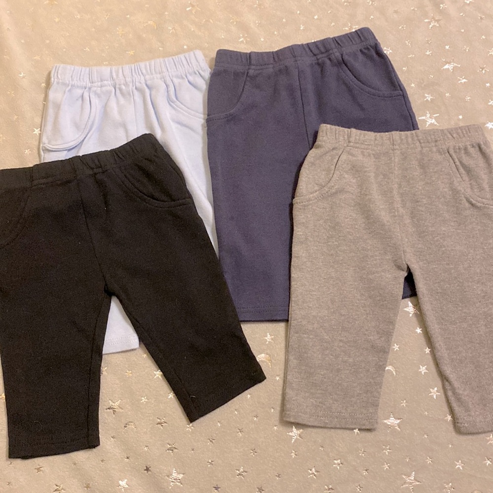 4-pack pull on pants